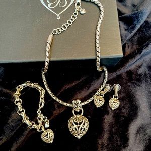 Brighton set -Necklace, bracelet & earrings